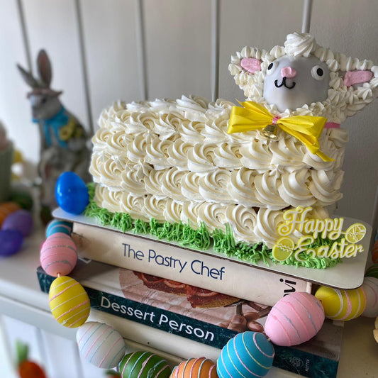 VANILLA Lamb Cake BUTTERCREAM ICED