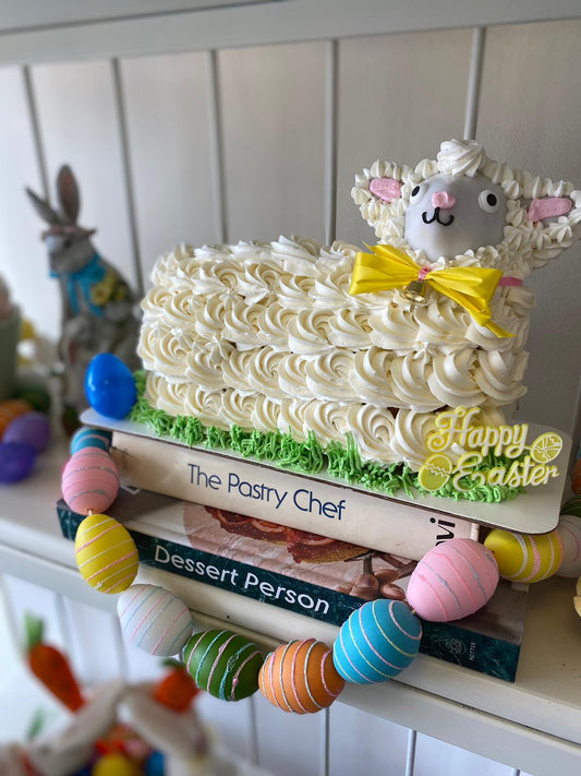 CHOCOLATE Lamb Cake BUTTERCREAM ICED
