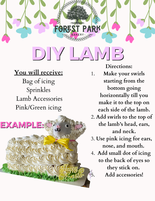 DIY LAMB CAKE