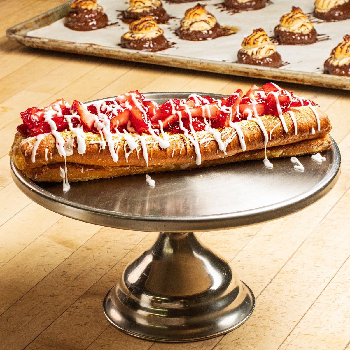 Strawberry Coffee Cake