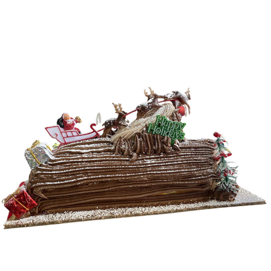 Yule Log Chocolate LARGE – FORESTPARKBAKERY.COM